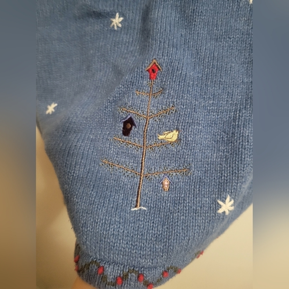 Christopher & Banks Vintage Holiday Snowmen Sweater - Picture 7 of 8